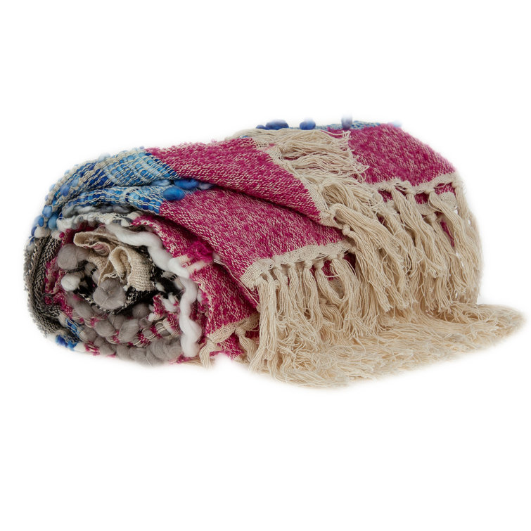 Bungalow Rose Krum Hand Loomed Throw Wayfair